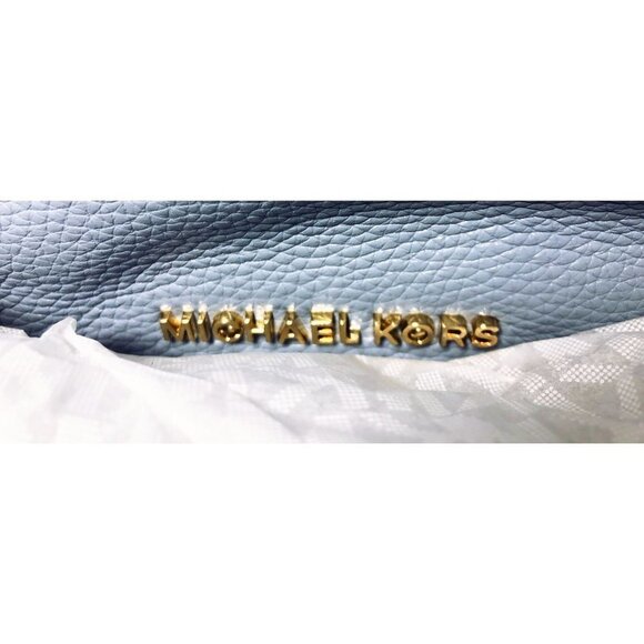 Michael Kors | Bags | Michael Kors Brooke Large Zip Hobo  Michael Kors Womens Blue Leather Brooke Large Zipper Shoulder Hobo Handbag New